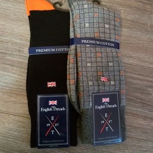 2 Pair NWT Mens Sock Assortment